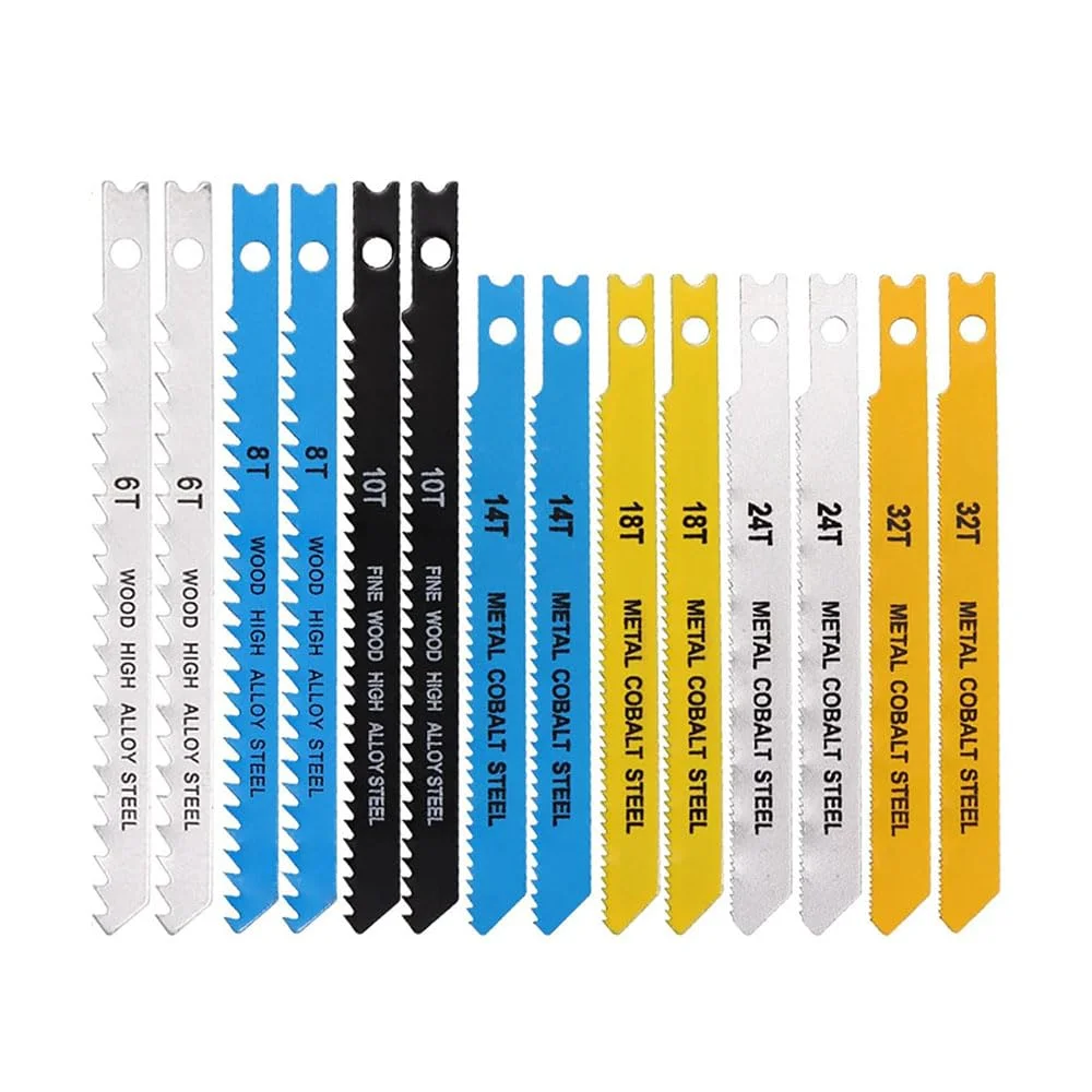 مجموعه تیغه اره عمودبر JZS با اتصال U برای برش چوب، پلاستیک و فلز - سازگار با تیغههای اره مویی Bosch، DEWALT، SKIL، Black & Decker (اتصال U) شامل 7 قطعه: 6T، 8T، 10T، 14T، 18T، 24T، 32T مجموعه تیغه اره عمودبر JZS با اتصال U برای برش چوب، پلاستیک و فلز - سازگار با تیغههای اره مویی Bosch، DEWALT، SKIL، Black & Decker (اتصال U) شامل 7 قطعه: 6T، 8T، 10T، 14T، 18T، 24T، 32T