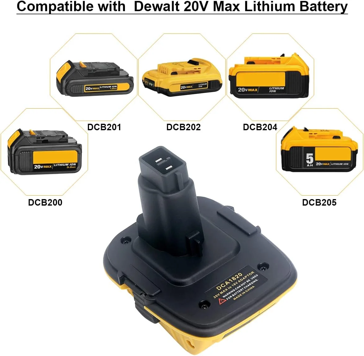 آداپتور دو عددی Biswaye DCA1820 جایگزین باتری 18 ولت به 20 ولت DEWALT، تبدیل باتری 20 ولت Dewalt DCB206 DCB201 DCB609 مناسب برای باتری 18 ولت XRP Dewalt DC9096 DC9098 DW9096 DW9099 آداپتور دو عددی Biswaye DCA1820 جایگزین باتری 18 ولت به 20 ولت DEWALT، تبدیل باتری 20 ولت Dewalt DCB206 DCB201 DCB609 مناسب برای باتری 18 ولت XRP Dewalt DC9096 DC9098 DW9096 DW9099