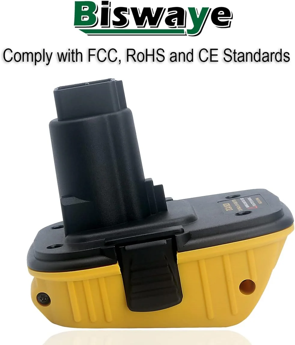 آداپتور دو عددی Biswaye DCA1820 جایگزین باتری 18 ولت به 20 ولت DEWALT، تبدیل باتری 20 ولت Dewalt DCB206 DCB201 DCB609 مناسب برای باتری 18 ولت XRP Dewalt DC9096 DC9098 DW9096 DW9099 آداپتور دو عددی Biswaye DCA1820 جایگزین باتری 18 ولت به 20 ولت DEWALT، تبدیل باتری 20 ولت Dewalt DCB206 DCB201 DCB609 مناسب برای باتری 18 ولت XRP Dewalt DC9096 DC9098 DW9096 DW9099