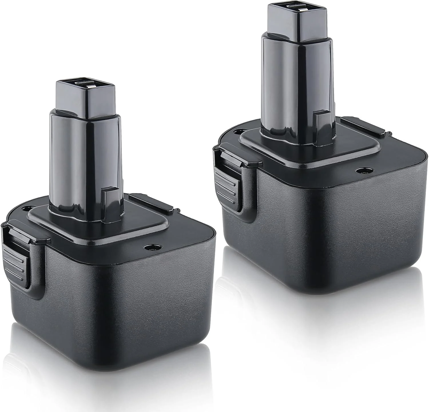 باتری جایگزین 12 ولت 4.8 آمپر DC9071 Ni-MH برای باتری 12 ولت Dewalt مدل DC9071 DE9071 DW9072 DE9074 DE9075 DE9501 DW9071 DE9037 DE9072 152250-27 397745-01 ابزار برقی بی سیم (2 عددی)