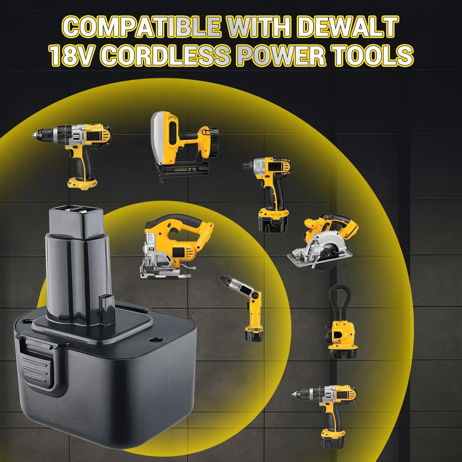 باتری جایگزین 12 ولت 4.8 آمپر ساعت DC9071 Ni-MH برای باتری 12 ولت Dewalt مدل DC9071 DE9071 DW9072 DE9074 DE9075 DE9501 DW9071 DE9037 DE9072 152250-27 397745-01 ابزار برقی بی سیم (بسته 2 عددی) باتری جایگزین 12 ولت 4.8 آمپر ساعت DC9071 Ni-MH برای باتری 12 ولت Dewalt مدل DC9071 DE9071 DW9072 DE9074 DE9075 DE9501 DW9071 DE9037 DE9072 152250-27 397745-01 ابزار برقی بی سیم (بسته 2 عددی)