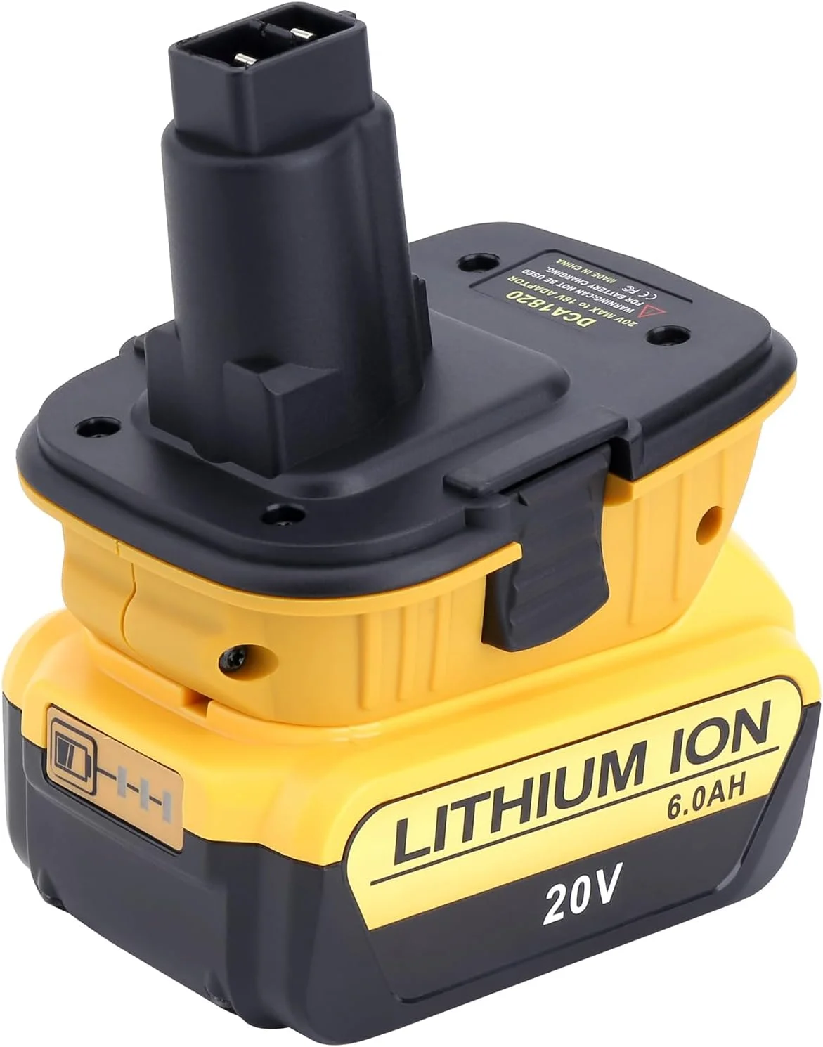 آداپتور دو عددی Biswaye DCA1820 جایگزین باتری 18 ولت به 20 ولت DEWALT، تبدیل باتری 20 ولت Dewalt DCB206 DCB201 DCB609 مناسب برای باتری 18 ولت XRP Dewalt DC9096 DC9098 DW9096 DW9099 آداپتور دو عددی Biswaye DCA1820 جایگزین باتری 18 ولت به 20 ولت DEWALT، تبدیل باتری 20 ولت Dewalt DCB206 DCB201 DCB609 مناسب برای باتری 18 ولت XRP Dewalt DC9096 DC9098 DW9096 DW9099