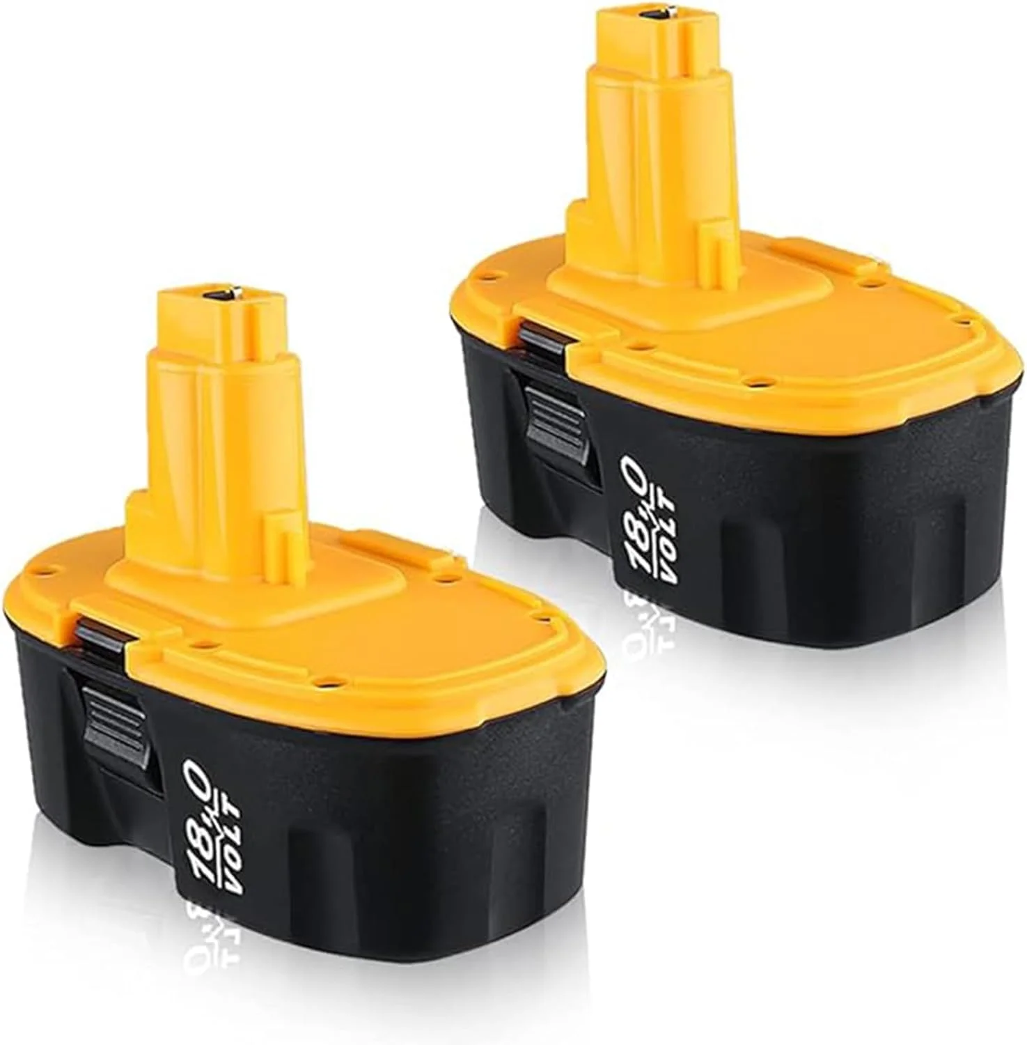 بسته 2 عددی باتری جایگزین 4.8 آمپر ساعتی Ni-MH DC9096 VANTTECH برای باتری 18 ولت Dewalt مدل های DE9098 DE9503 DE9039 DE9095 DE9096 DW9096 DW9095 DW9098 DC725