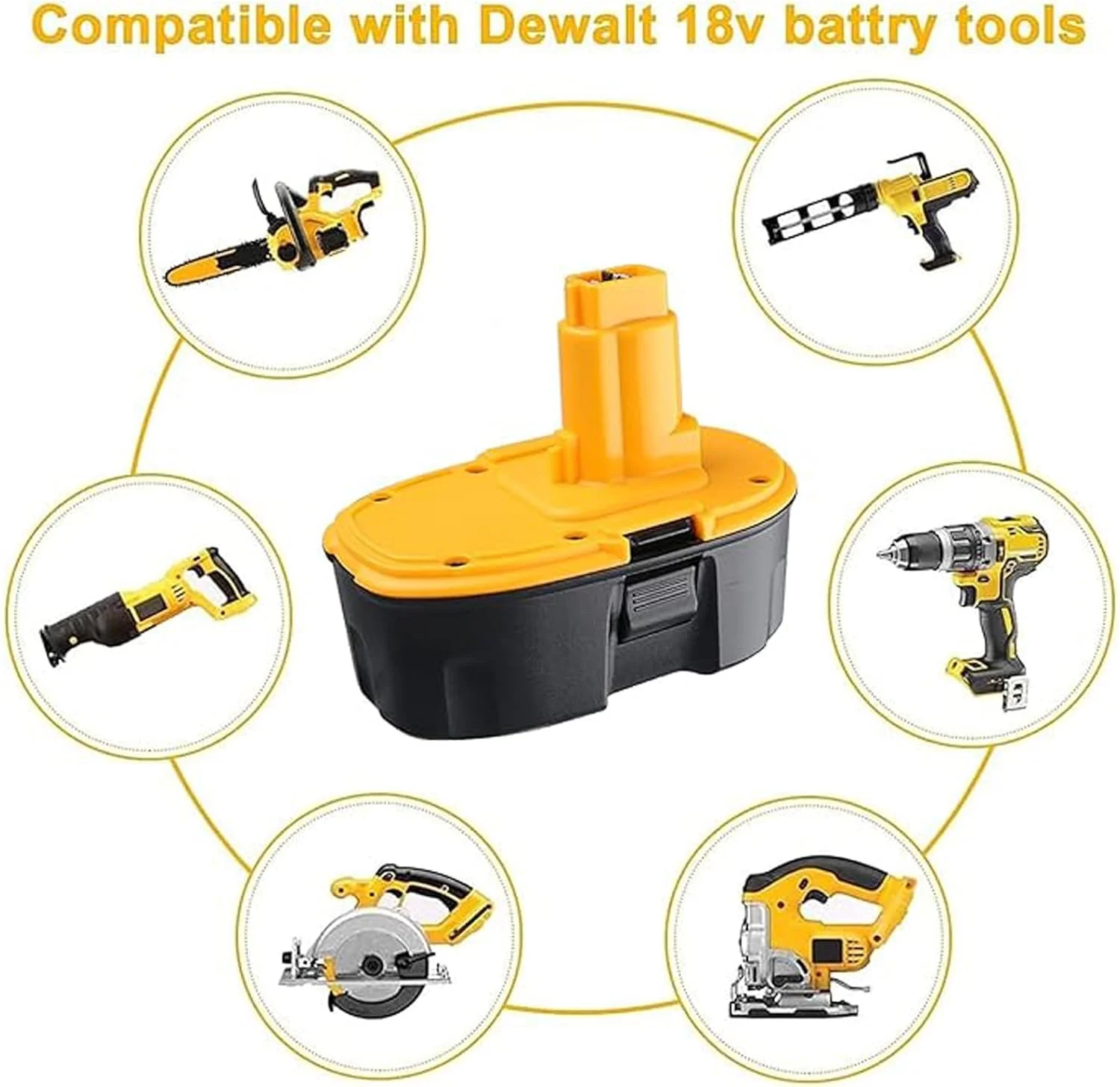 بسته 2 عددی باتری جایگزین 4.8 آمپر ساعتی Ni-MH DC9096 VANTTECH برای باتری 18 ولت Dewalt مدل های DE9098 DE9503 DE9039 DE9095 DE9096 DW9096 DW9095 DW9098 DC725 بسته 2 عددی باتری جایگزین 4.8 آمپر ساعتی Ni-MH DC9096 VANTTECH برای باتری 18 ولت Dewalt مدل های DE9098 DE9503 DE9039 DE9095 DE9096 DW9096 DW9095 DW9098 DC725