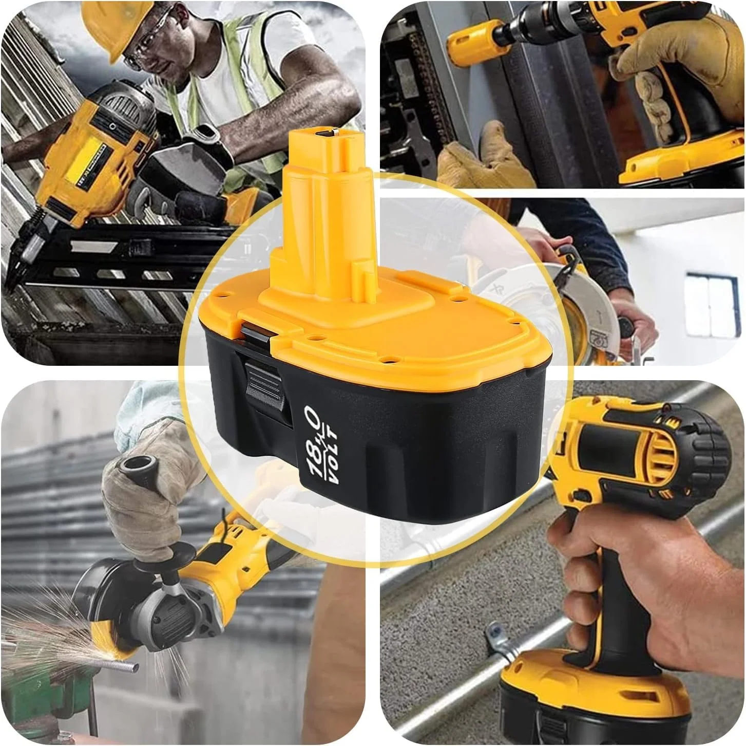 بسته 2 عددی باتری جایگزین 4.8 آمپر ساعتی Ni-MH DC9096 VANTTECH برای باتری 18 ولت Dewalt مدل های DE9098 DE9503 DE9039 DE9095 DE9096 DW9096 DW9095 DW9098 DC725 بسته 2 عددی باتری جایگزین 4.8 آمپر ساعتی Ni-MH DC9096 VANTTECH برای باتری 18 ولت Dewalt مدل های DE9098 DE9503 DE9039 DE9095 DE9096 DW9096 DW9095 DW9098 DC725
