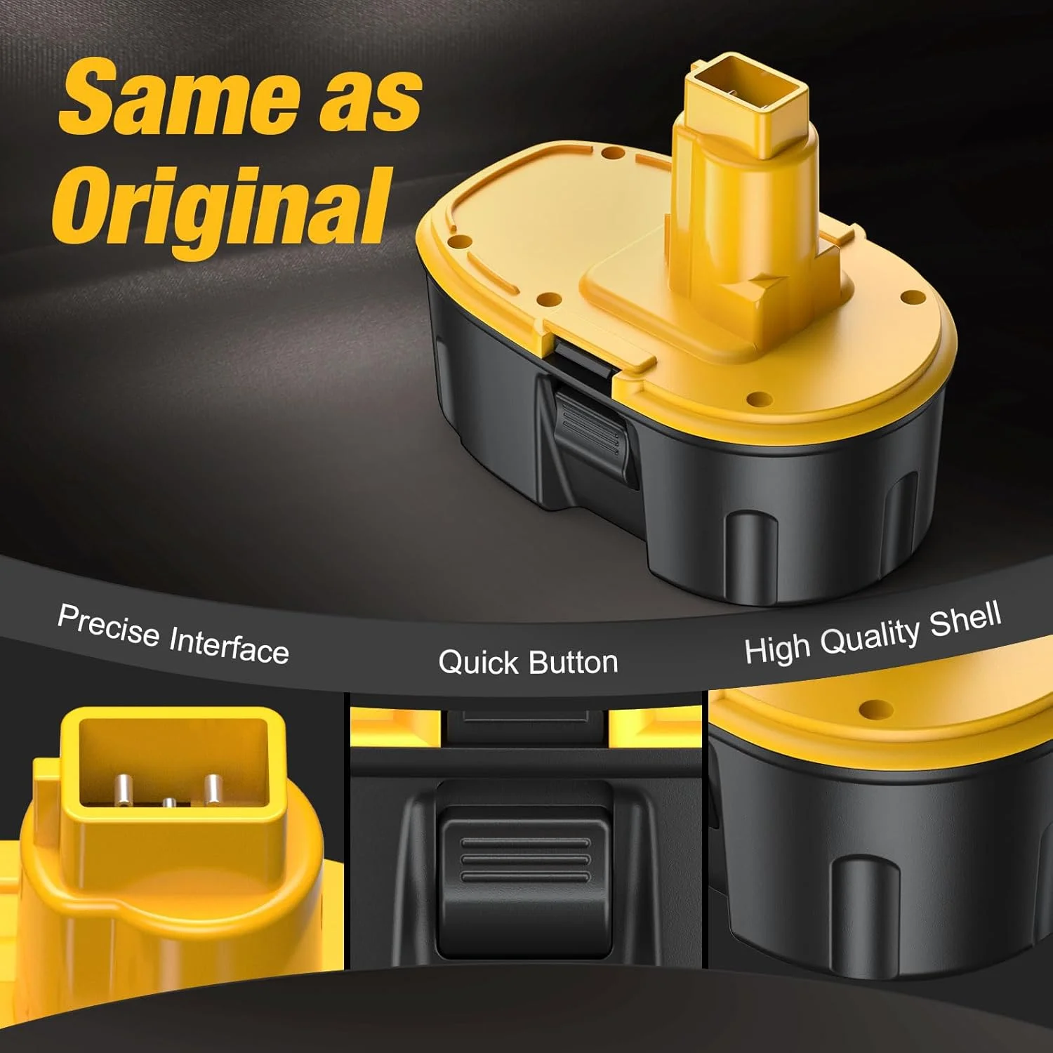 باتری 4.6 آمپر ساعت 18 ولت DC9096 - سازگار با باتری 18 ولت Dewalt مدل های DC9098 DC9099 DW9095 DW9096 DW9098 DE9038 و ابزار برقی شارژی Dewalt باتری 4.6 آمپر ساعت 18 ولت DC9096 - سازگار با باتری 18 ولت Dewalt مدل های DC9098 DC9099 DW9095 DW9096 DW9098 DE9038 و ابزار برقی شارژی Dewalt