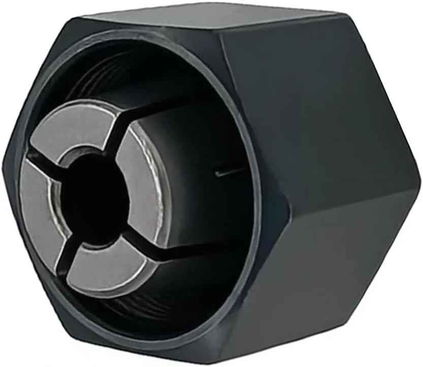 1/4" Router Collet 6.35mm replace For Dewalt DW621 DW616 DW618 Router, For Bosch 1617, 1617EVS, 1618, 1618EVS, 1613, 1613EVS, 1613AEVS Router Part No 326286-04 323-293 2610906283 (2 Pck)