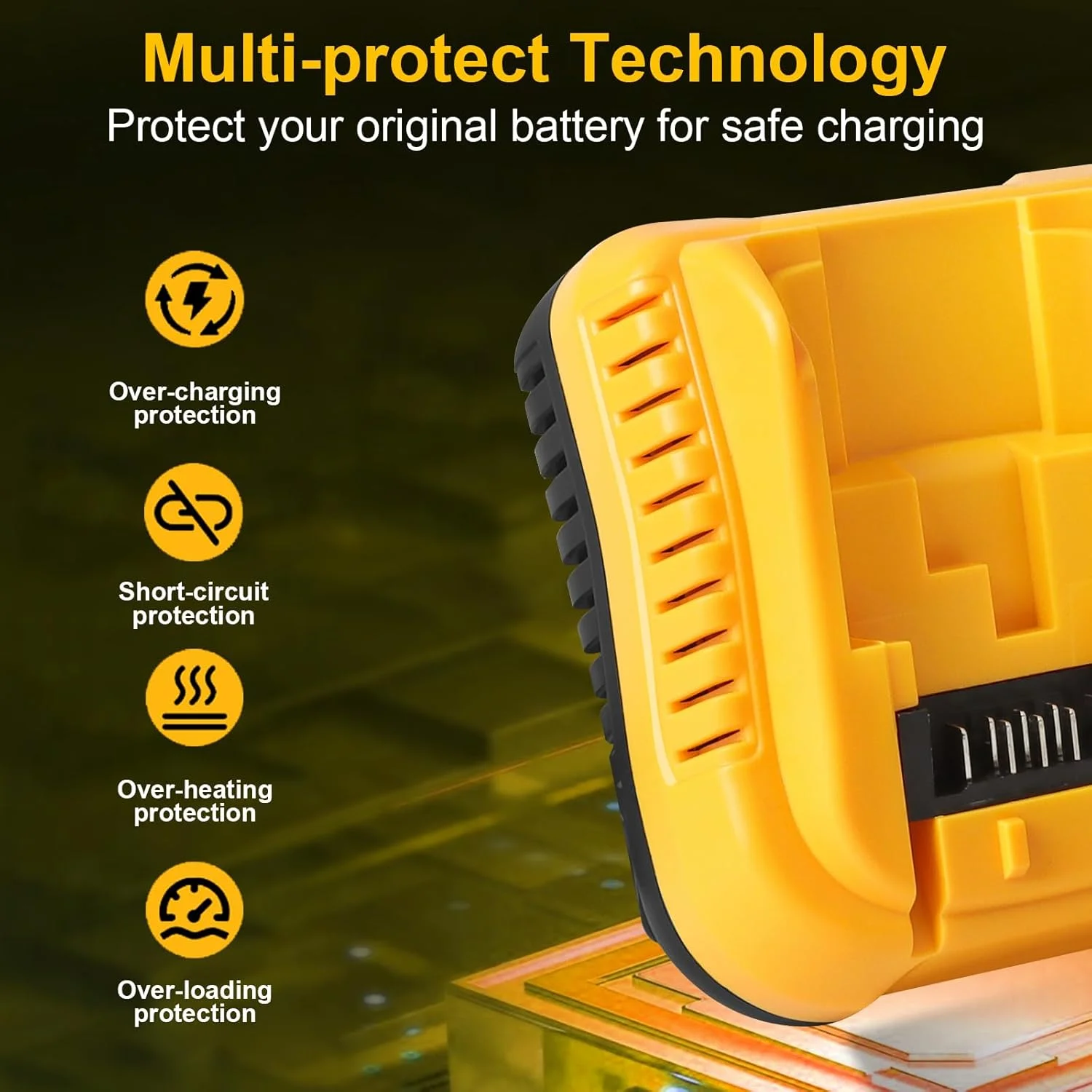 TENMOER 2 Pack 3.0AH Battery Replacement for Dewalt 20V Max Battery with DCB112 Charger Starter Kit TENMOER 2 Pack 3.0AH Battery Replacement for Dewalt 20V Max Battery with DCB112 Charger Starter Kit