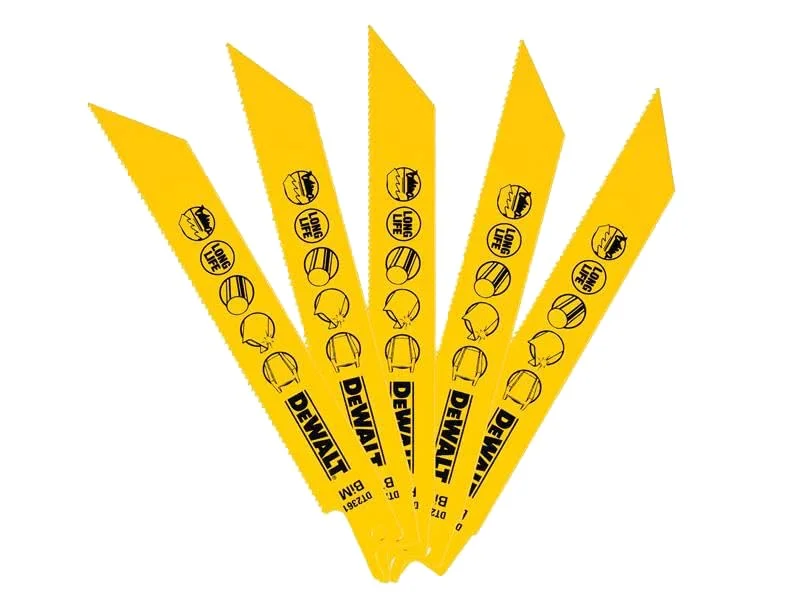 تیغه اره عمود بر مستقیم دوالت DT2361-QZ BIM 152 میلی متر 14TPI فلز 5 عددی