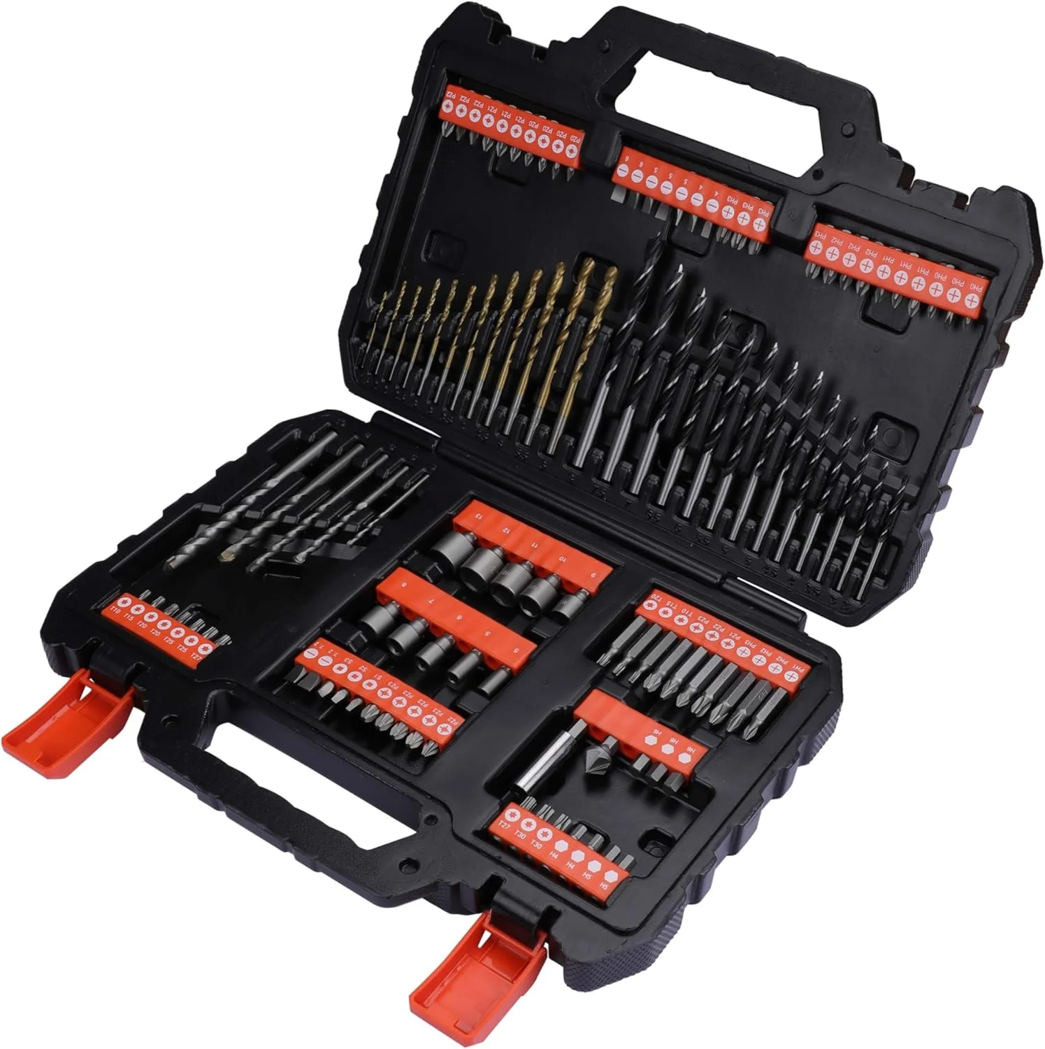 مجموعه لوازم جانبی 109 تکه مشکی بلک اند دکر مدل A7200-Xj