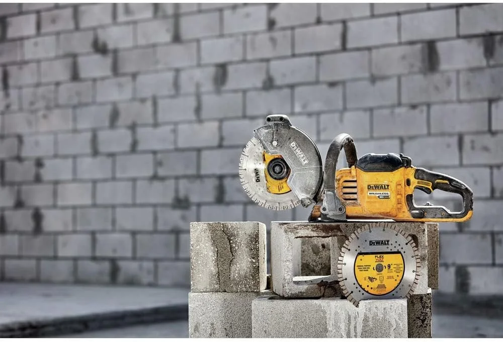 صفحه برش الماسه 9 اینچی DEWALT FLEXVOLT صفحه برش الماسه 9 اینچی DEWALT FLEXVOLT