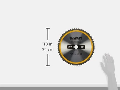 تیغه اره دیسکی 305 میلی متری Dewalt مدل S30، 305 X 30 میلی متر 60 دندانه، زرد/مشکی، Dt1960-Qz تیغه اره دیسکی 305 میلی متری Dewalt مدل S30، 305 X 30 میلی متر 60 دندانه، زرد/مشکی، Dt1960-Qz