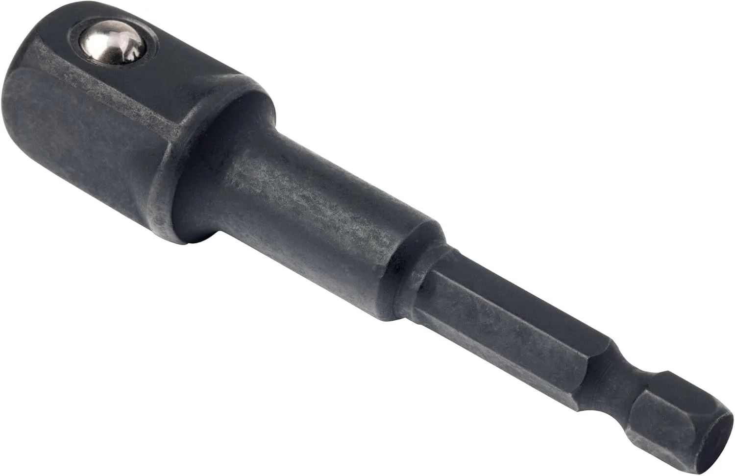 آداپتور تبدیل شفت شش گوش 1/4 اینچی به سوکت 1/2 اینچی DEWALT DW2547Ir، خاکستری تیره آداپتور تبدیل شفت شش گوش 1/4 اینچی به سوکت 1/2 اینچی DEWALT DW2547Ir، خاکستری تیره