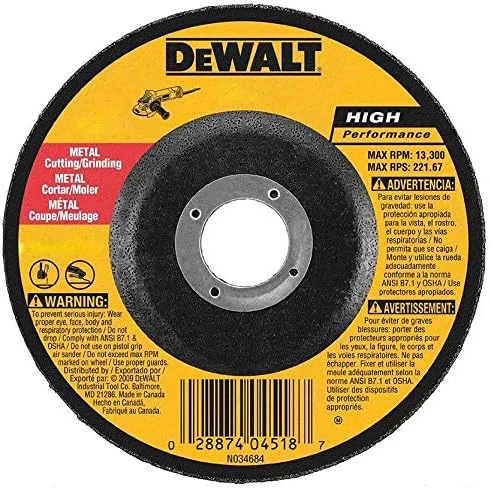 صفحه برش فلز 115 میلی متری دیوالت - DX7927-AE