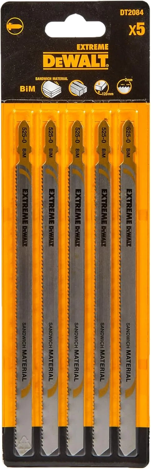 تیغه اره عمود بر دووالت DT2084-QZ، فلز دوفلزی/ساندویچی، تا 120 میلی متر (5 عددی) تیغه اره عمود بر دووالت DT2084-QZ، فلز دوفلزی/ساندویچی، تا 120 میلی متر (5 عددی)