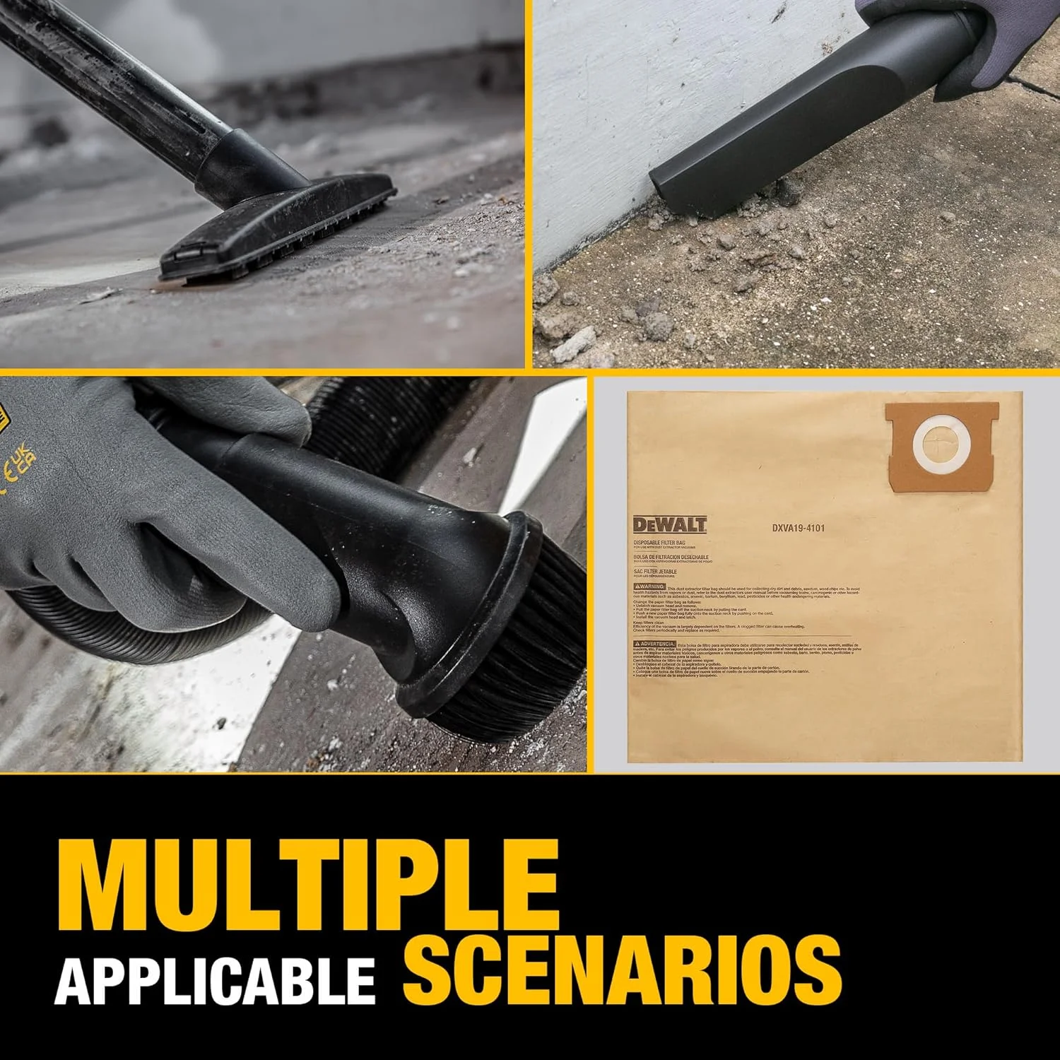 کیسه گرد و غبار 6 تا 10 گالن DEWALT DXVA19-4101