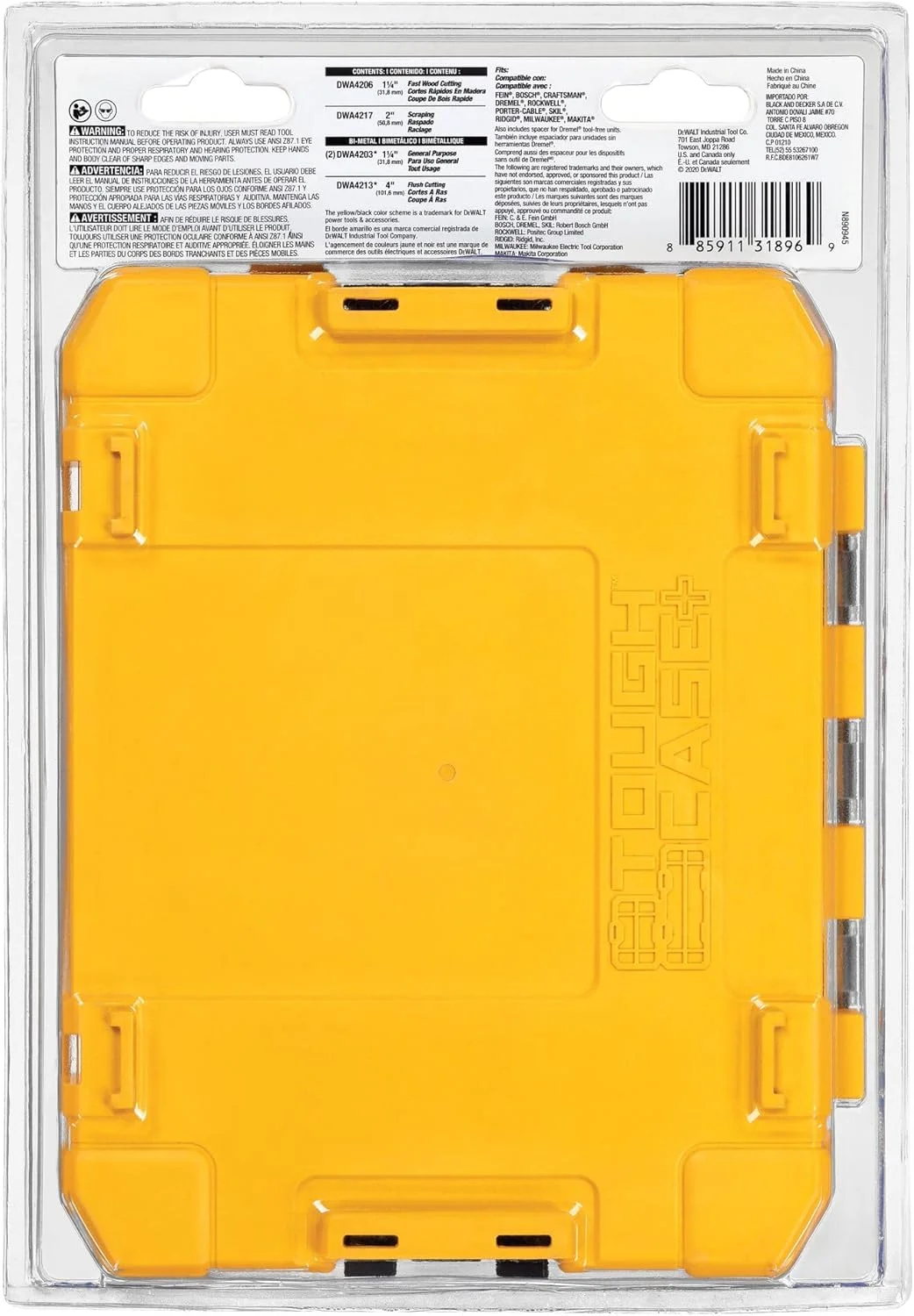 کیت تیغه های ابزار نوسانی Dewalt، 5 تکه (Dwa4216)، یک سایز