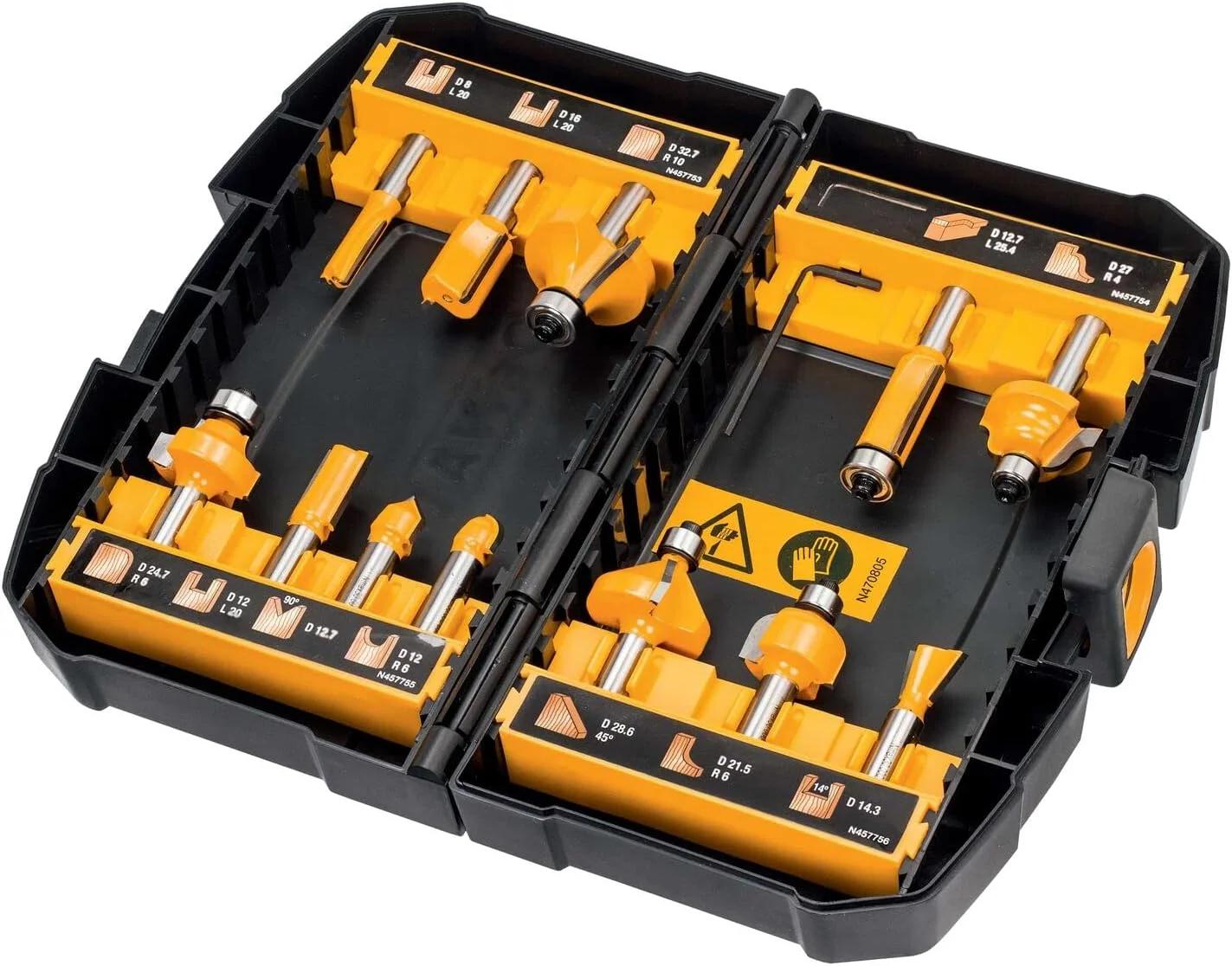 مجموعه برش 12 عددی DeWalt DT90016-QZ، سایز یکسان
