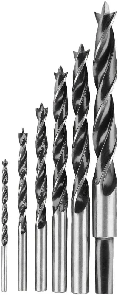 مجموعه مته برگی دوالت، نوک تیز، 6 عددی (Dw1720)، مشکی