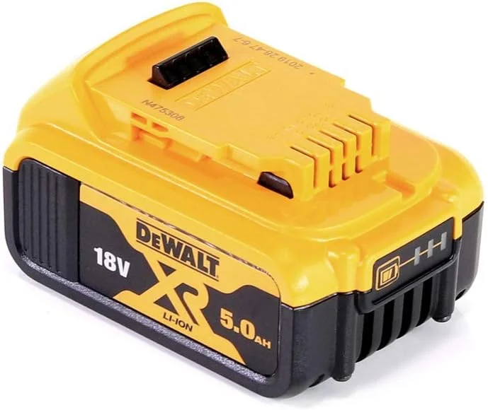 بسته دو عددی باتری 5 آمپر 18 ولت لیتیوم-یون Dewalt DCB184-XJ سری XR ابعاد 20x20x20 سانتی متر بسته دو عددی باتری 5 آمپر 18 ولت لیتیوم-یون Dewalt DCB184-XJ سری XR ابعاد 20x20x20 سانتی متر