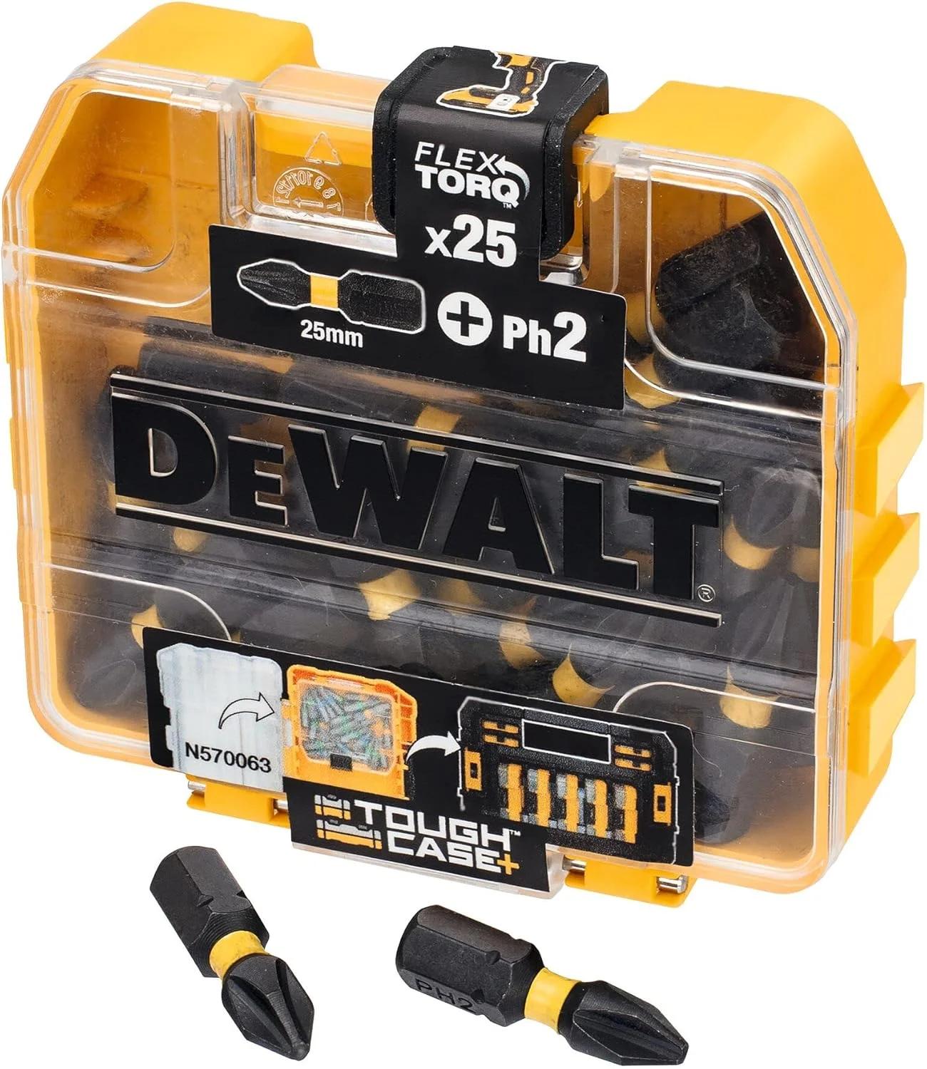 دیوالت DT70555T-QZ مجموعه 25 عددی سری پیچ گوشتی PH2 25 میلی متری