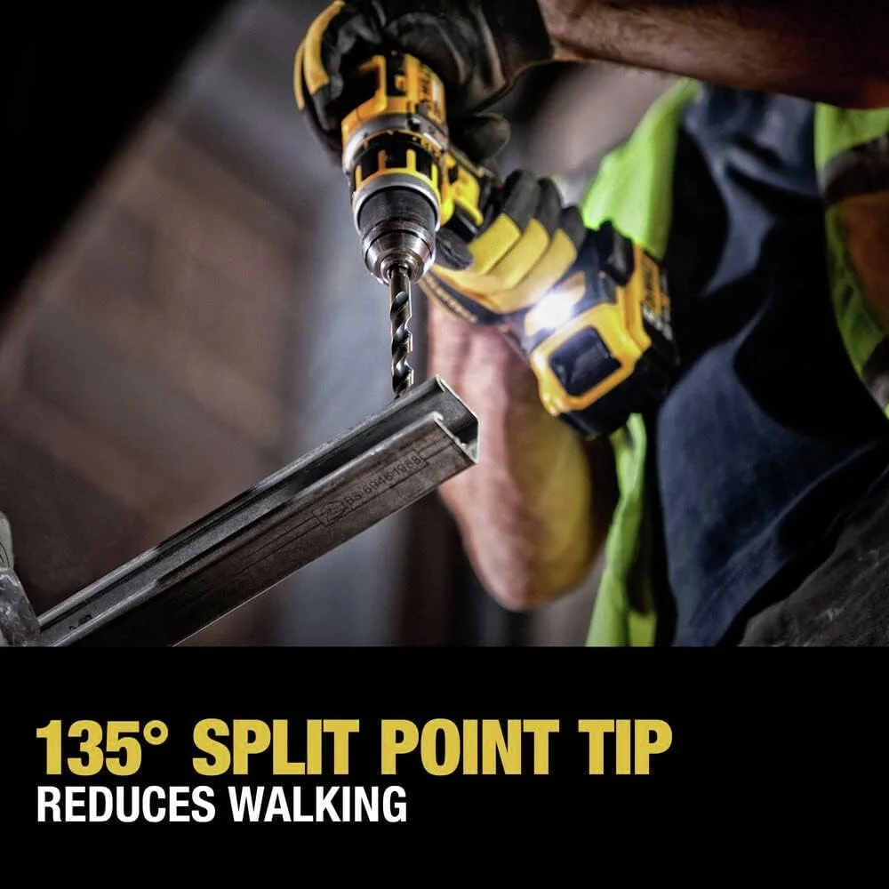 مجموعه 21 عددی مته های فولادی تیتانیوم پوشش داده شده با اکسید سیاه Dewalt Dwa1181