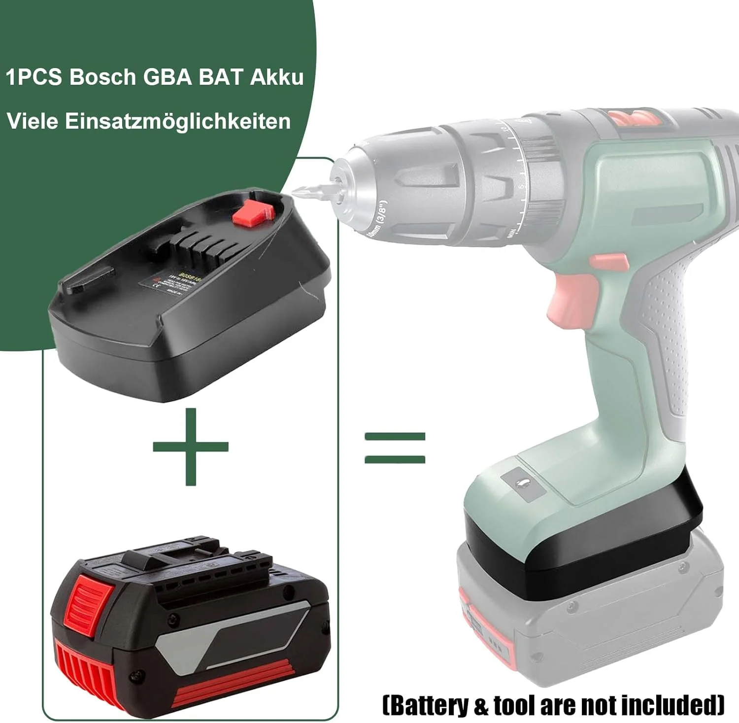 آداپتور باتری BAT20TL BOSB18C برای سیستم 18 ولت بوش پروفشنال، باتری BAT 18V، باتری BAT609 BAT612 BAT618 BAT619، سازگار با سیستم خانگی و باغبانی بوش PBA و تمام ابزارهای برقی Alliance آداپتور باتری BAT20TL BOSB18C برای سیستم 18 ولت بوش پروفشنال، باتری BAT 18V، باتری BAT609 BAT612 BAT618 BAT619، سازگار با سیستم خانگی و باغبانی بوش PBA و تمام ابزارهای برقی Alliance