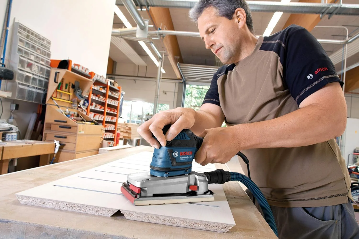 کاغذ سنباده بوش پروفشنال C420 استاندارد برای چوب و رنگ (چوب و رنگ، 230 x 280 میلی متر، زبری P100، لوازم جانبی برای سنباده لرزان)