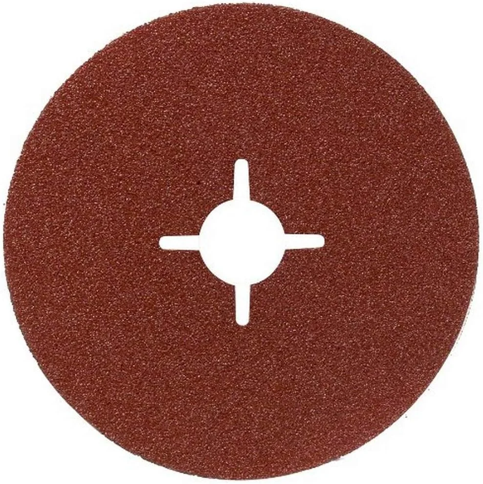 صفحه سنباده فیبری بوش 2609256247 برای سنگ فرز، مناسب چوب و فلز، قطر 115 میلی متر، سوراخ 22 میلی متر، زبری 100