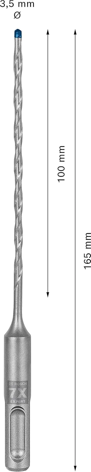 مته چکش ضربه ای بوش EXPERT SDS plus-7X (برای سنگ نرم، سنگ سخت، Ø 3,50 میلی متر، لوازم جانبی حرفه ای چکش چرخشی) مته چکش ضربه ای بوش EXPERT SDS plus-7X (برای سنگ نرم، سنگ سخت، Ø 3,50 میلی متر، لوازم جانبی حرفه ای چکش چرخشی)