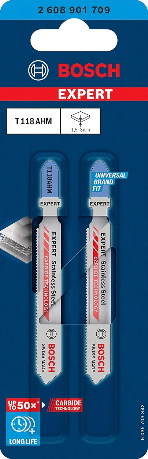 تیغه اره عمود بر کاربید بوش Expert مدل T 118 AHM 'استیل ضد زنگ' (2 عدد)