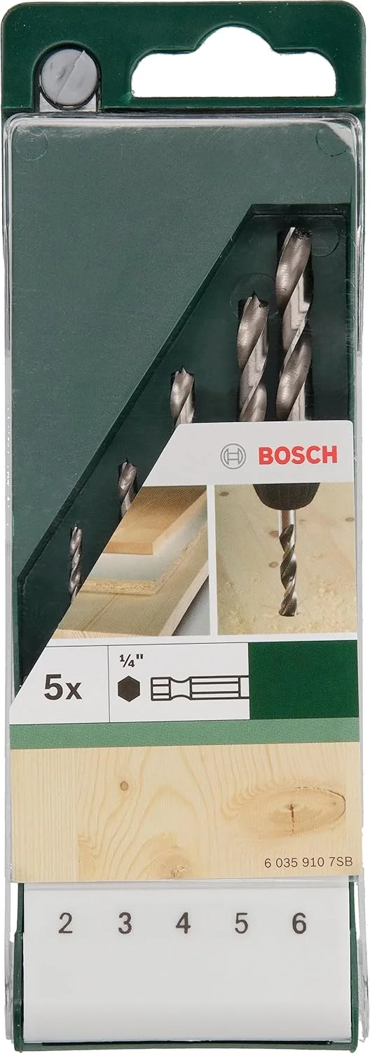 مجموعه مته چوب بوش مدل 2609255326 (5 عددی)