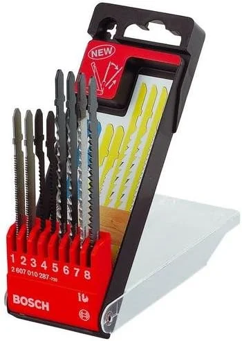 مجموعه تیغ اره عمود بر دم T بوش مدل 2607019458، 8 عددی