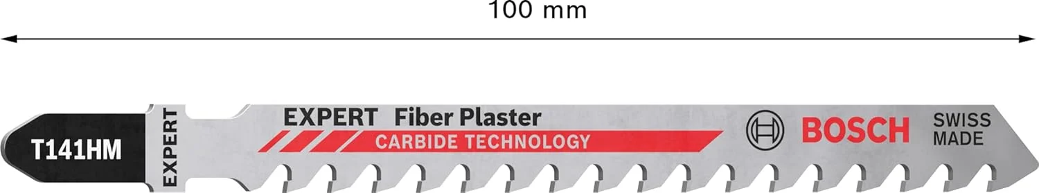 تیغه اره عمود بر بوش 3X Expert Fiber Plaster T141HM (برای صفحات سیمانی الیافی، تخته گچی، طول 100 میلی متر، لوازم جانبی حرفه ای اره عمود بر)