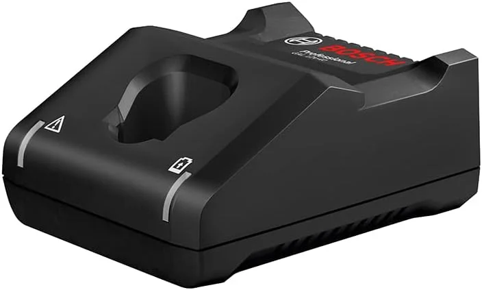 شارژر تک ولتی بوش پروفشنال مدل GAL 12V-40 (ولتاژ ورودی 230 ولت، جریان شارژ 4 آمپر، مناسب برای باتری های لیتیوم-یون 12 ولت ابزارهای برقی شارژی بوش)
