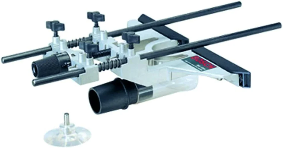 راهنمای لبه فرز بوش مدل RA1054 Deluxe به همراه هود استخراج گرد و غبار و آداپتور شلنگ خلاء