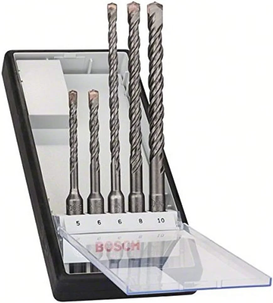 مجموعه 5 عددی مته چکش SDS Plus-5 Robust Line بوش پروفشنال (برای بتن، لوازم جانبی برای چکش های چرخشی)