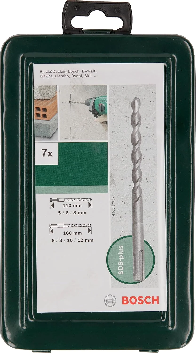 مجموعه مته چکش SDS-Plus بوش مدل 2609255543 (7 عددی) مجموعه مته چکش SDS-Plus بوش مدل 2609255543 (7 عددی)