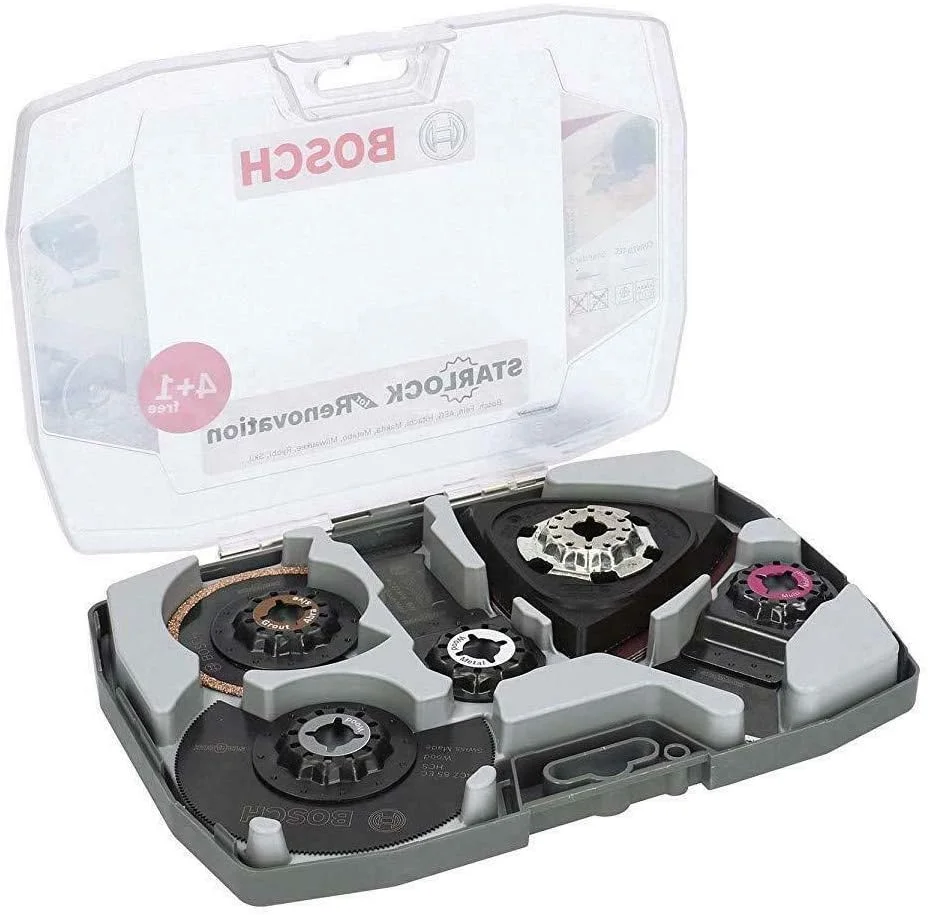 مجموعه 5 عددی ابزار چندکاره Starlock بوش پروفشنال (چوب، فلز، مواد چندگانه و مواد سایشی، لوازم جانبی: ابزار چند منظوره)