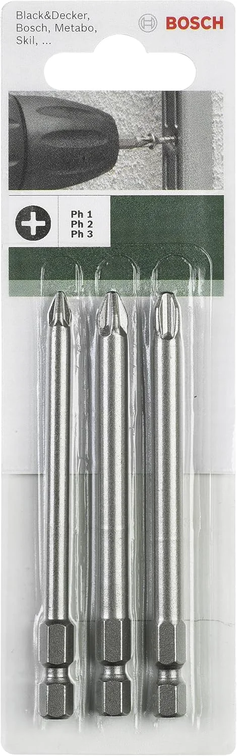 مجموعه سری پیچ گوشتی 89 میلی متری بوش مدل 2609255966 با کیفیت استاندارد (3 عددی)