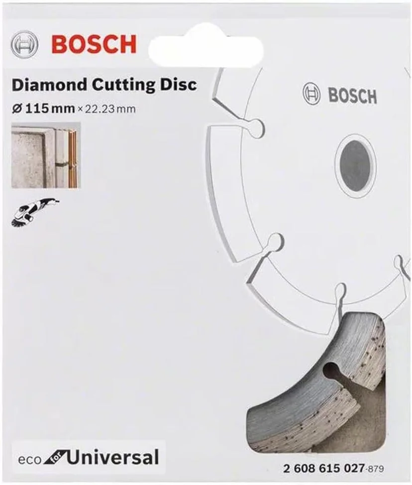 صفحه برش الماسه سگمنتی یونیورسال بوش اکو، برای مینی فرزها | مدل: 2608615027