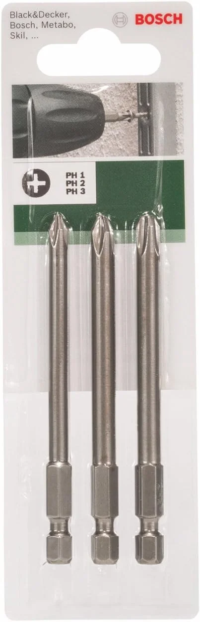 مجموعه سری پیچ گوشتی 89 میلی متری بوش مدل 2609255966 با کیفیت استاندارد (3 عددی)