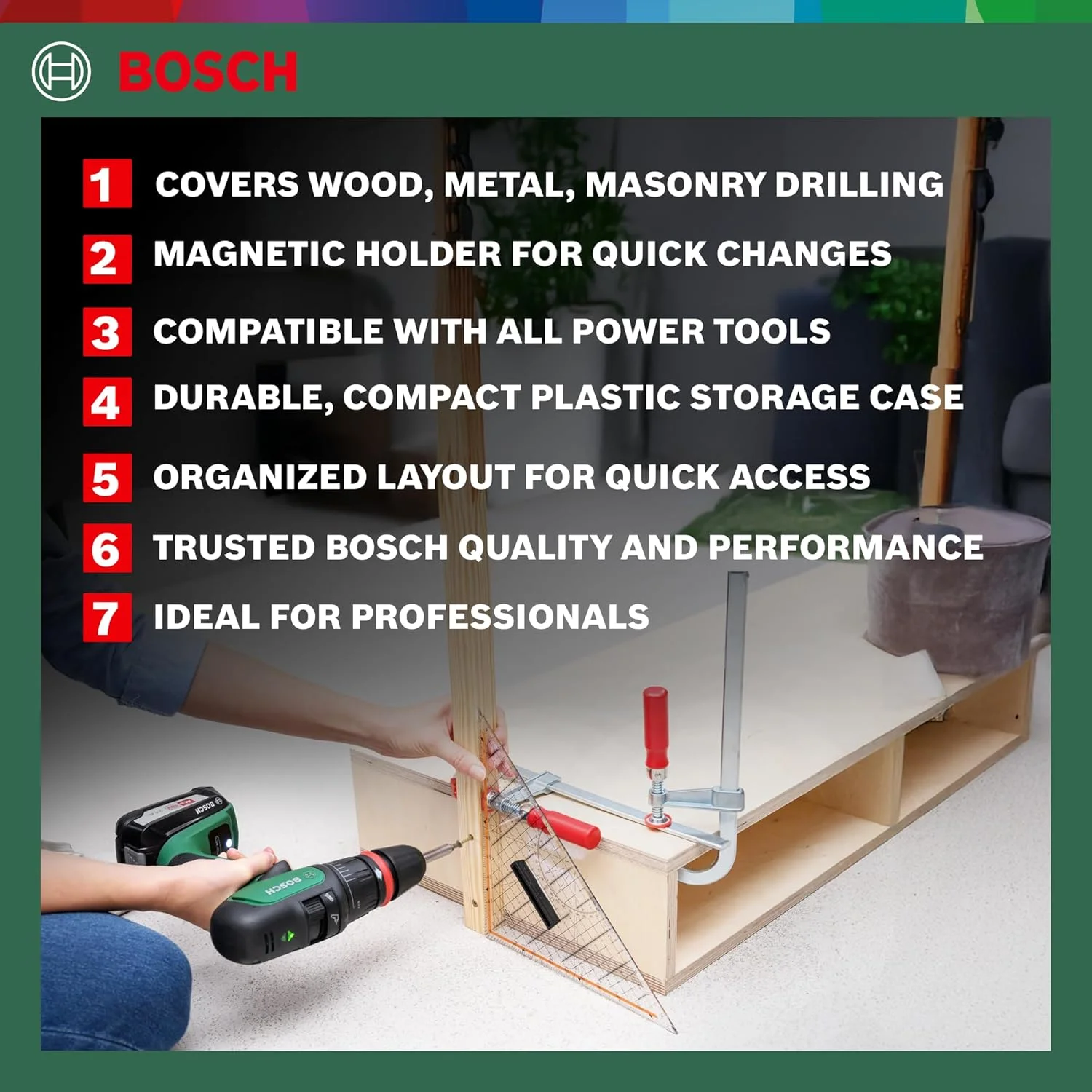 مجموعه 34 عددی مته و سری پیچ گوشتی کلاسیک X-Line بوش (چوب، مصالح ساختمانی و فلز، لوازم جانبی برای دریل)