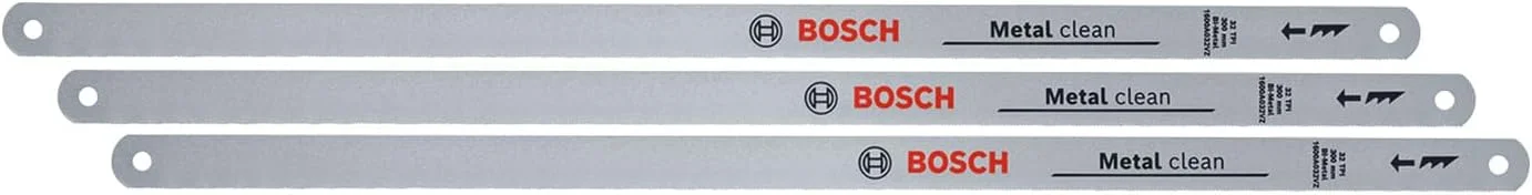 تیغه اره آهن بر بوش مدل Clean طول 300 میلی متر، بسته 3 عددی (لوازم جانبی اره آهن بر 300 میلی متر؛ 32 دندانه در اینچ؛ تیغه Bi-Metal بادوام برای برش های تمیز در فلز، چوب، پلاستیک، مواد کامپوزیتی)