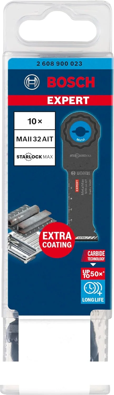 تیغه های چندکاره بوش پروفشنال 10 عددی Expert MetalMax MAII 32 AIT (عرض 32 میلی متر، لوازم جانبی چندکاره)
