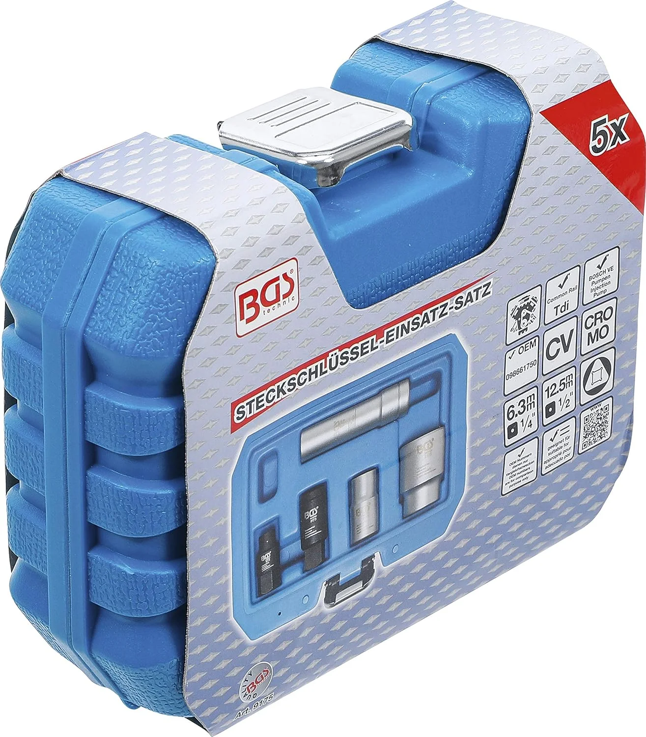 BGS 9175 | مجموعه آچار بکس برای پمپ های انژکتور توزیع کننده بوش | 5 عددی