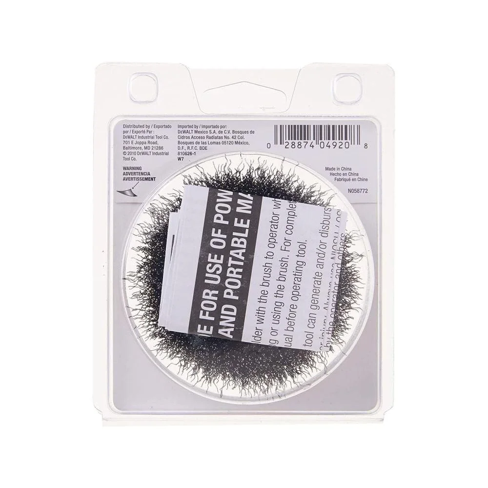 برس سیمی کاسه ای دیوالت، بافته شده، 3 اینچ (DW4920)