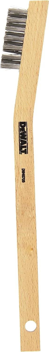 برس سیمی کربنی دسته زاویه ای ردیفی DeWalt DW49705، 3 اینچ در 14 اینچ برس سیمی کربنی دسته زاویه ای ردیفی DeWalt DW49705، 3 اینچ در 14 اینچ