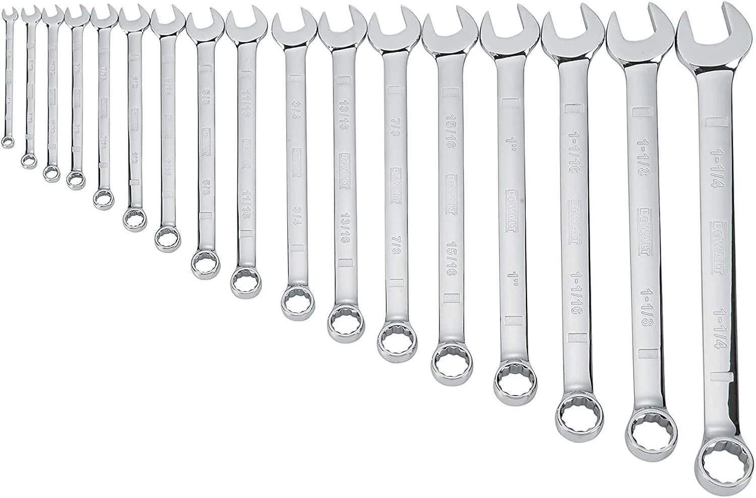 مجموعه آچار یکسر رینگ دیوالت، SAE، ۱۷ عددی (DWMT19234)