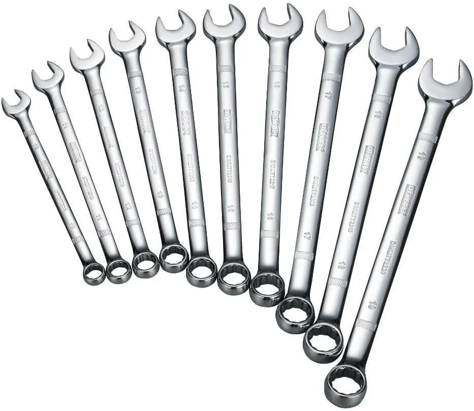 آچار فرانسه ترکیبی DeWalt DWMT72166 (مجموعه 10 عددی)